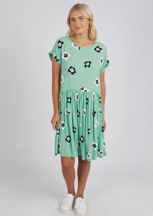 Elm Juno Floral Dress Green|Abbey Road