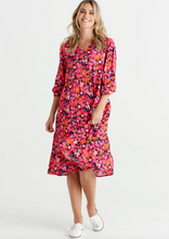 Load image into Gallery viewer, Betty Basics Janie Dress/ Brushed Floral|Abbey Road
