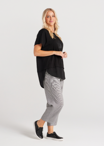 SEDUCE Kamila Pant Black Check | Abbey Road Kaikoura