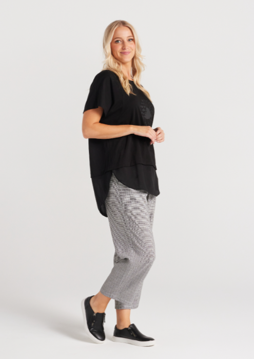 SEDUCE Kamila Pant Black Check | Abbey Road Kaikoura