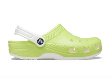 Load image into Gallery viewer, CROCS Classic Clog Kids Glow in the Dark Limeade | Abbey Road Kaikoura