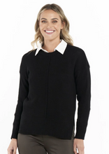 Load image into Gallery viewer, Betty Basics Lilly Knit Jumper/Coal |Abbey Road
