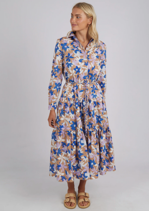 Elm Marguerite Shirt Dress Floral|Abbey Road