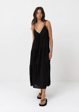 Load image into Gallery viewer, RHYTHM Classic Tiered Midi Dress | Abbey Road Kaikoura
