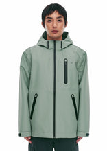Load image into Gallery viewer, Huffer Mens Stormshell Jacket /Jade|Abbey Road
