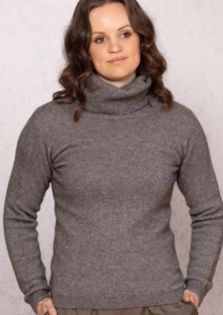 Noble Wilde Womens Polo Neck Sweater|/ShaleAbbey Road