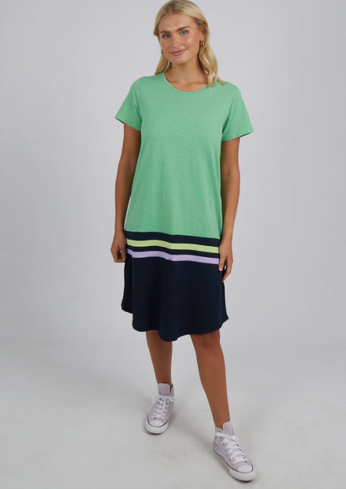 Elm Rhea Tee Dress Meadow|Abbey Road
