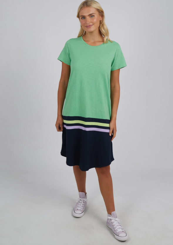 Elm Rhea Tee Dress Meadow|Abbey Road