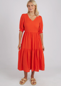 Elm Rosa Dress Tangello|Abbey Road