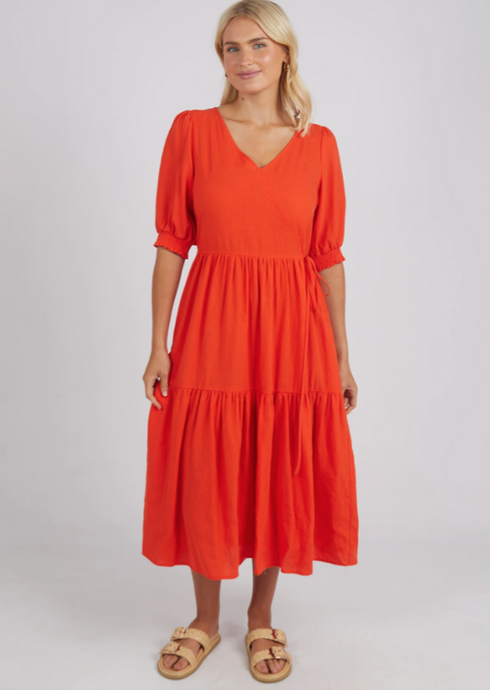Elm Rosa Dress Tangello|Abbey Road