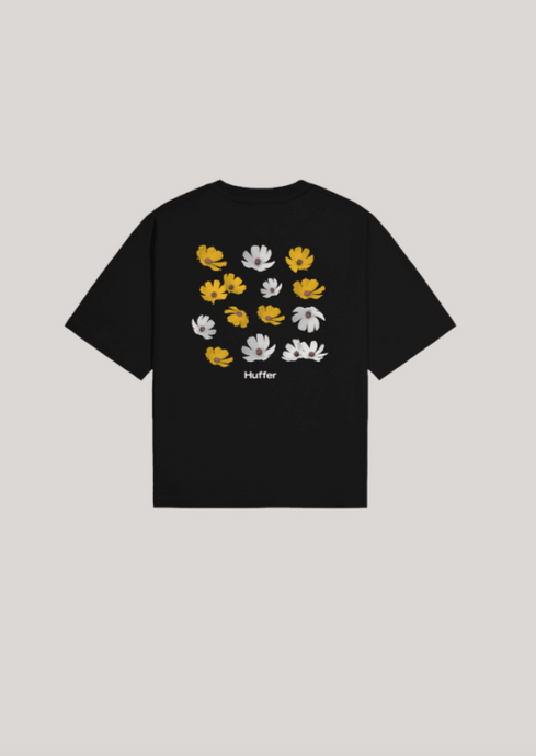 Huffer Classic Tee/ Dazy/Black|Abbey Road