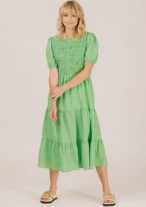 Mi Moso Violet Dress Green|Abbey Road
