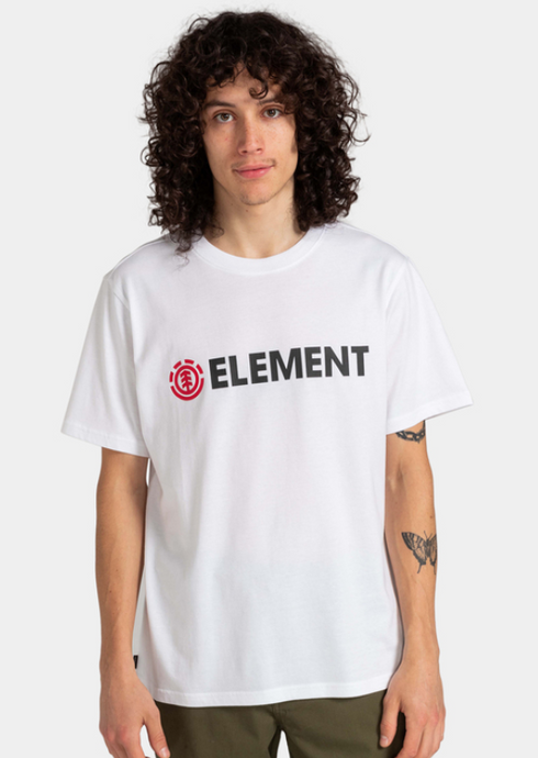 Element Blazin SS Tee /White|Abbey Road