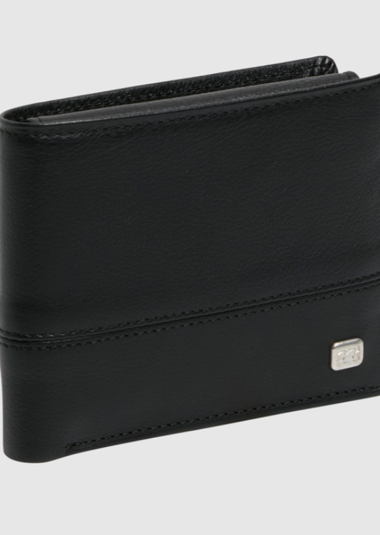 Billabong Dimension 2 in 1 Leather Wallet/ Black|Abbey Road