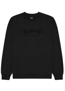 Huffer Mens True Crew 350/Limitless/Black|Abbey Road