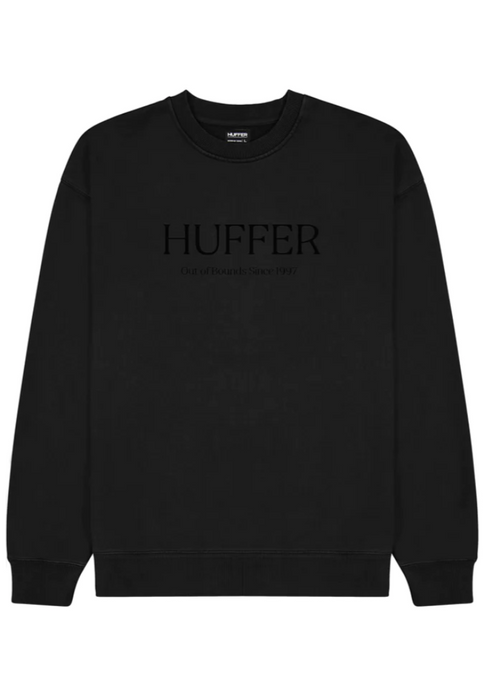 Huffer Mens True Crew 350/Limitless/Black|Abbey Road