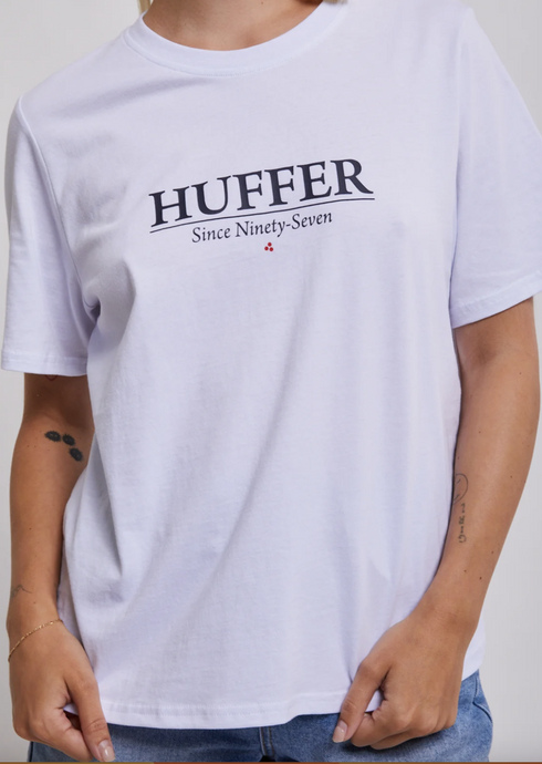 Huffer Classic Tee/Signature /White|Abbey Road