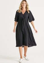 Load image into Gallery viewer, Betty Basics Saint Lucia Dress /Black|Abbey Road