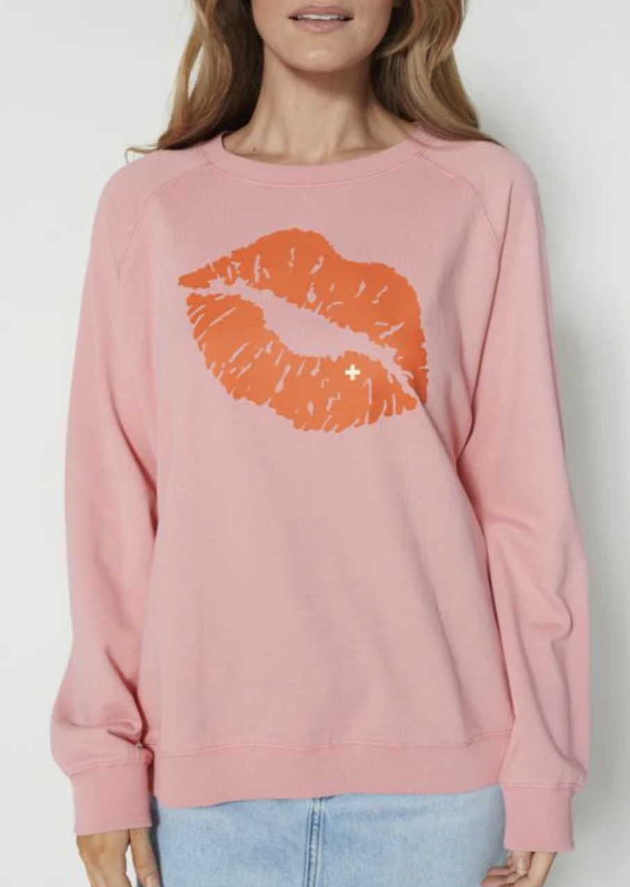 Stella & Gemma Lips Sweater/Bubblegum |Abbey Road