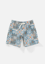 Load image into Gallery viewer, RHYTHM Tile Beach Short Teal | Abbey Road Kaikoura