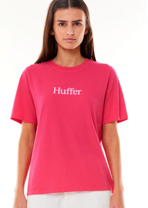 Huffer Classic Tee/ Charming/Hyper Pink|Abbey Road