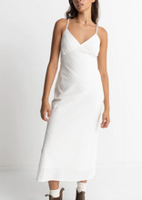 Load image into Gallery viewer, RHYTHM Briannah Bias Cut Midi Dress White | Abbey Road Kaikoura