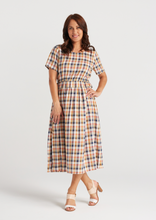 Load image into Gallery viewer, SEDUCE Brodie Dress Multi Check | Abbey Road Kaikoura