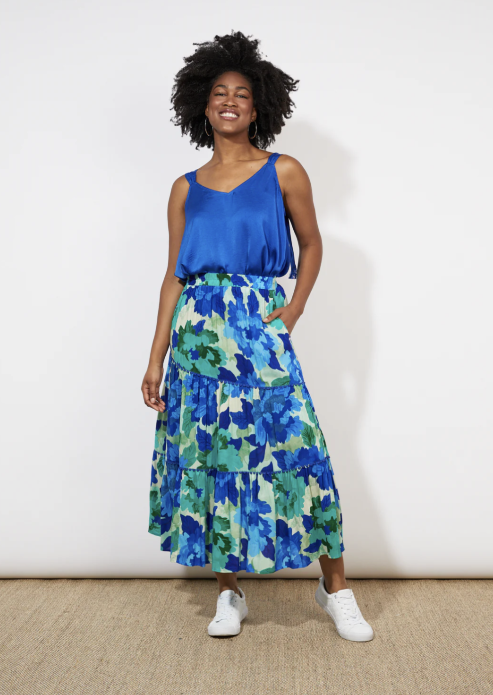 HAVEN Cayman Tiered Maxi Skirt Bermuda | Abbey Road Kaikoura