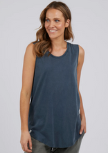 Load image into Gallery viewer, ELM Cloud Scoop Tank Navy | Abbey Road Kaikoura