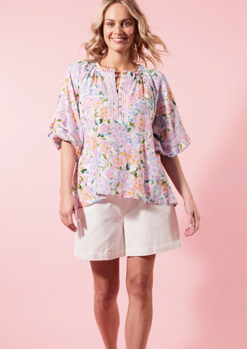 ISLE OF MINE Floral Lace Top | Abbey Road Kaikoura