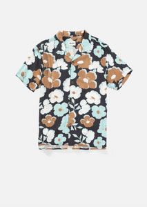 RHYTHM Floral SS Shirt Vintage Black | Abbey Road Kaikoura