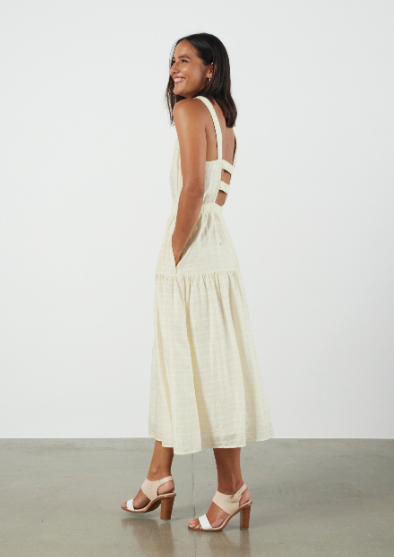 ET ALIA Ingrid Dress French Vanilla | Abbey Road Kaikoura