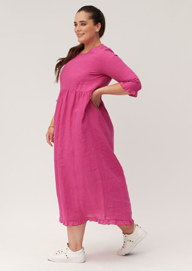 LEMON TREE Josie Linen Dress | Abbey Road Kaikoura