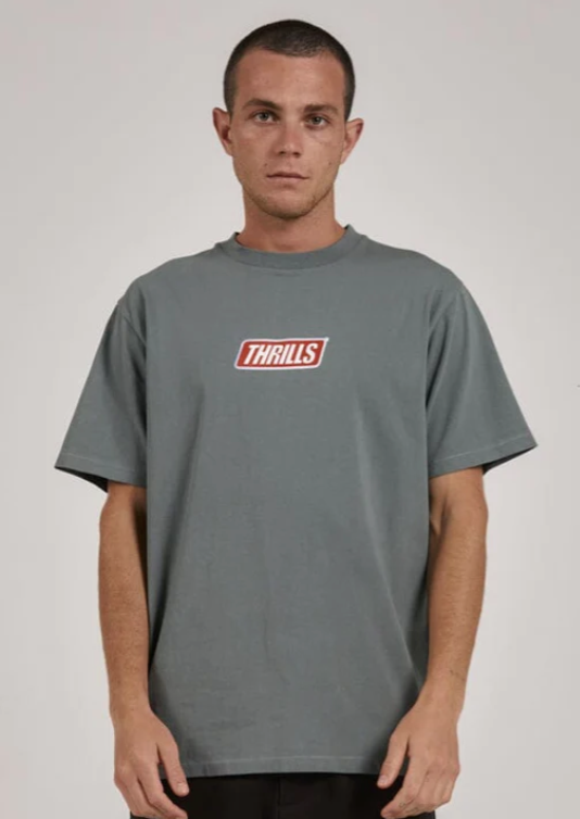 THRILLS Slappy Merch Fit Tee Merch Green | Abbey Road Kaikoura