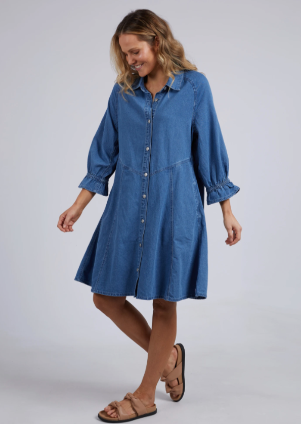 ELM Marcel Denim Dress | Abbey Road Kaikoura