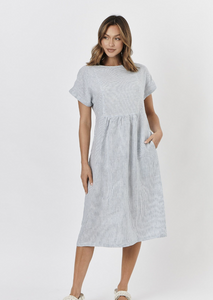 NATURALS BY O&J Dress Marine Stripe | Abbey Road Kaikoura