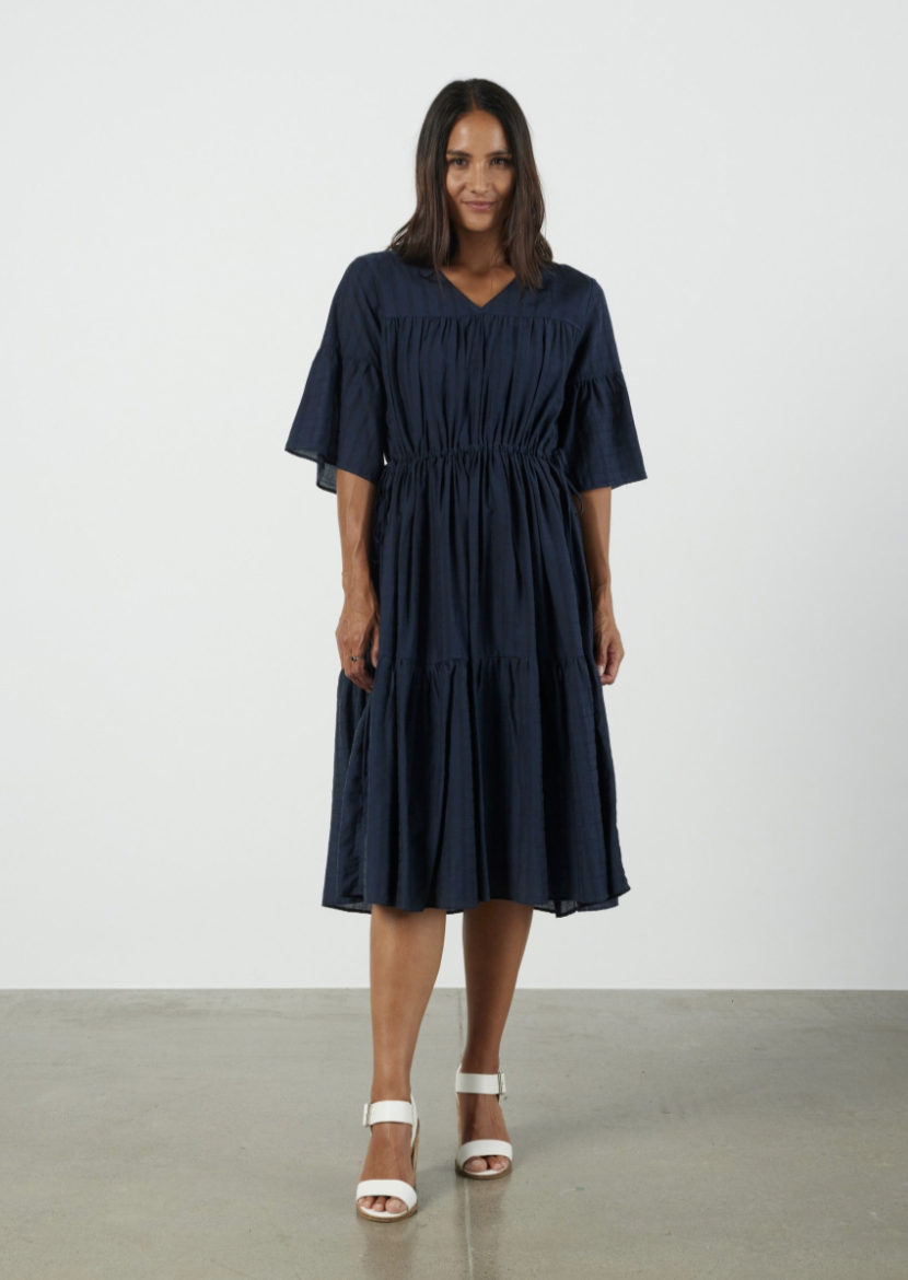 ET ALIA Naomi Dress Ink | Abbey Road Kaikoura
