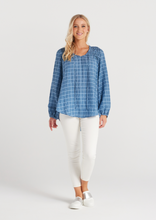 Load image into Gallery viewer, SEDUCE Parisa Top Blue | Abbey Road Kaikoura