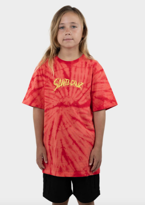 SANTA CRUZ Bone Slasher Tie Dye Tee | Abbey Road Kaikoura
