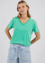 Load image into Gallery viewer, Foxwood Washed Sammy Tee Green | Abbey Road Kaikoura