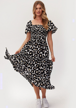 Load image into Gallery viewer, LEMON TREE Skylar Dress Black Daisy | Abbey Road Kaikoura