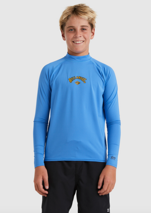 BILLABONG Boys Straya LS Rashie Summer Blue | Abbey Road Kaikoura