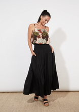 Load image into Gallery viewer, HAVEN Tanna Maxi Skirt Jet | Abbey Road Kaikoura
