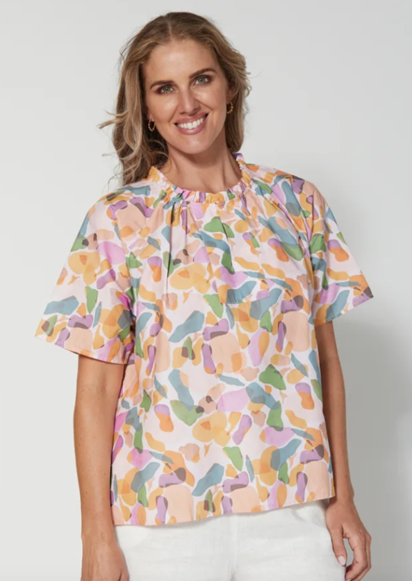 Stella & Gemma Pisa Shirt Mosaic Jewel | Abbey Road Kaikoura